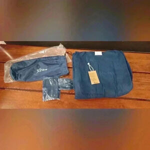 Air Transat Comfort Kit Fleece Blanket, Sleep  Mask and Inflatable Neck Pillow